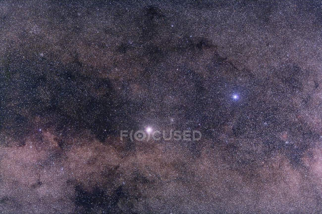 Starscape with Alpha and Beta Centauri — Stock Photo