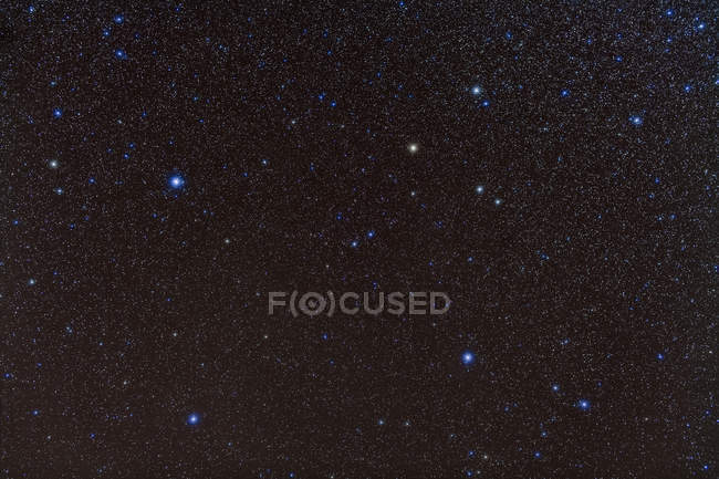 Paisaje estelar con constelación de Pegaso - foto de stock