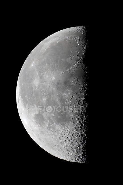 Last quarter waning moon — Stock Photo