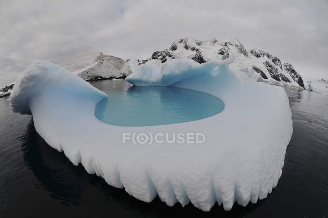 Iceberg swimming pool — Stock Photo