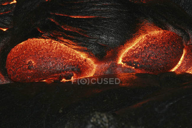 Flusso di lava di Kilauea Pahoehoe — Foto stock