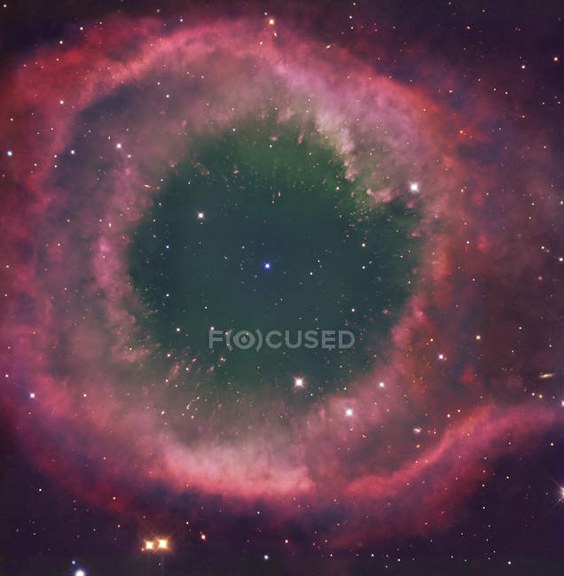 Nebulosa Helix en la constelación Acuario - foto de stock