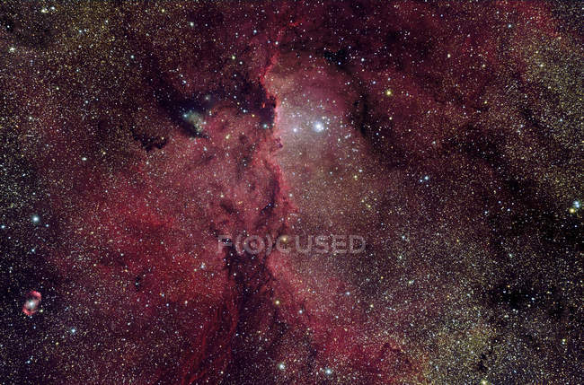 NGC6188 emission nebula in Ara constellation — Stock Photo