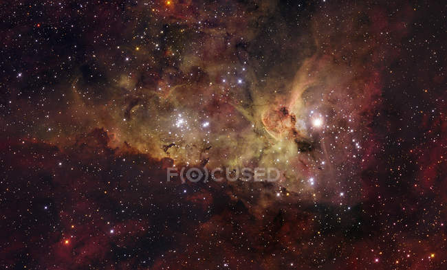 Ngc3372 туманність у сузір'ї Кіль — Stock Photo