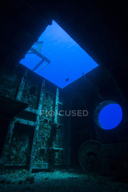 Rooms in USS Kittiwake shipwreck — Stock Photo