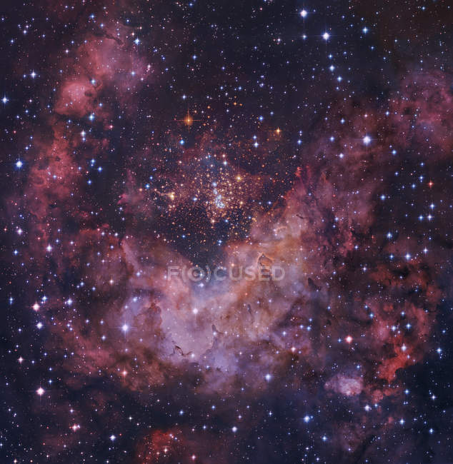 Westerlund cúmulo de 2 estrellas en Carina - foto de stock