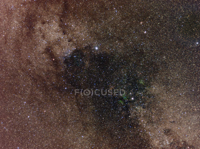 Flusso stellare in Cygnus in colori reali ad alta risoluzione — Foto stock