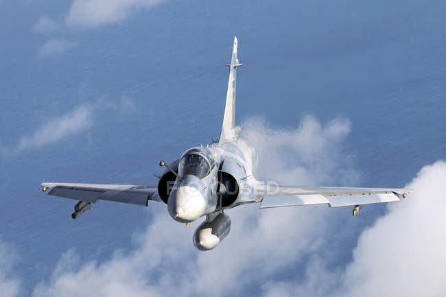 Brazil - Nowember 5, 2013: Air Force Mirage 2000 flying during exercise Cruzex 2013 — Stock Photo