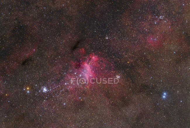 Cluster di false comete in Scorpius in alta risoluzione — Foto stock