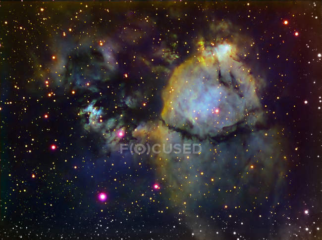 NGC 896 parte della nebulosa cardiaca in Cassiopea ad alta risoluzione — Foto stock