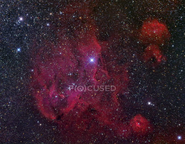 IC 2944 Running Chicken Nebula in Centaurus constellation — Stock Photo