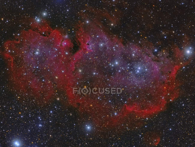 Nebulosa del Corazón en constelación Cassiopeia en alta resolución - foto de stock