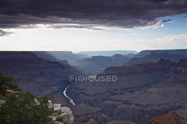 Vista del Gran Cañón desde Moran Point South Rim, Arizona, Estados Unidos - foto de stock