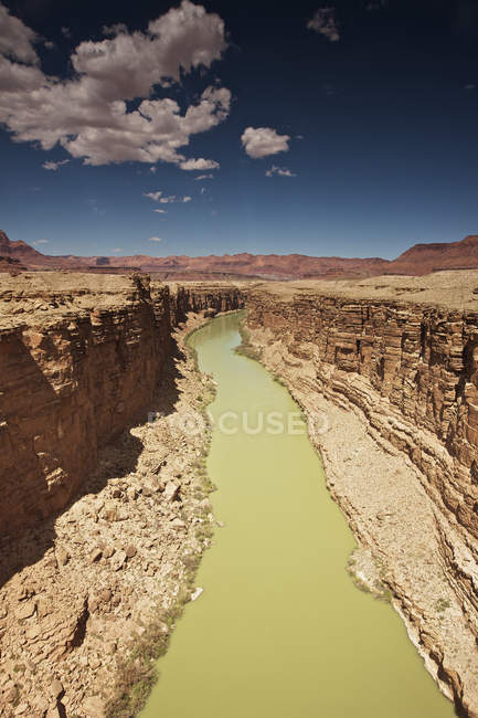 Vue du canyon de marbre depuis le pont Navajo, Arizona, USA — Photo de stock