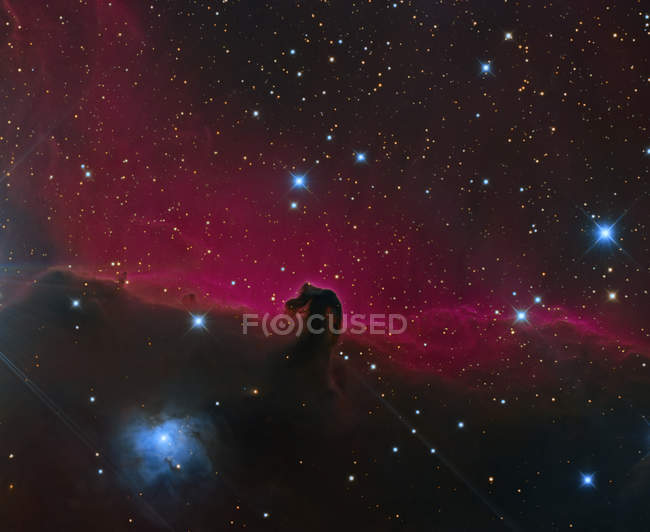 Nebulosa testa di cavallo in colori veri ad alta risoluzione — Foto stock