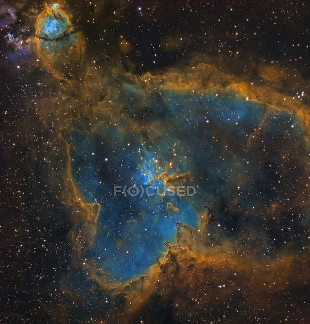 IC 1805 Heart Nebula in high resolution — Stock Photo