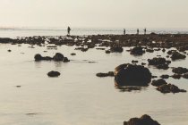 Pêcheurs sur le littoral de l'océan Indien — Photo de stock