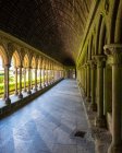 Francia, Normandia, dipartimento della Manica, Mont-Saint-Michel. Abbaye du Mont-Saint-Michel, patrimonio mondiale dell'UNESCO. — Foto stock