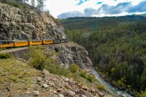 Durango e Silverton bitola estreita passeio de trem cênico — Fotografia de Stock