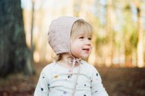 Photo of a little smiling girl. — Stock Photo