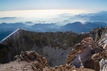 Belle vue paysage montagne — Photo de stock