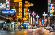 La ciudad china de Bangkok durante la pandemia de Covid 19 - foto de stock