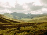 Rolling hills in Scottish countryside — Stock Photo