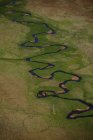 Luftaufnahme des Flusses auf Naturhintergrund — Stockfoto