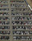 Image aérienne des voitures stationnées au port de Reykjavik — Photo de stock