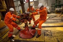 STAVANGER NORVÈGE OIL RIG WORKERS — Photo de stock
