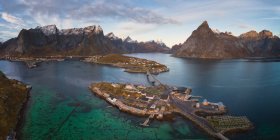 Traditional district in the county, Norway, Lofoten archipelago — Stock Photo