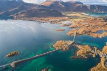 Lofoten archipelago,  traditional district in the county of Nordland, Norway — Stock Photo