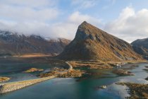 Lofoten-Archipel, traditioneller Distrikt in der Provinz Nordland, Norwegen — Stockfoto