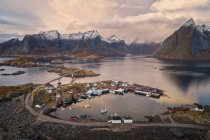 Reine, Moskenesy, Лофотенские острова, Норвегия — стоковое фото