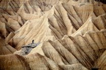 Барденас Реалес. Пустынный ландшафт Барденас в Наварре, Испания — стоковое фото
