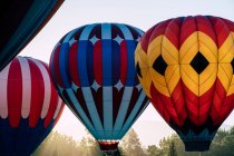 Hot Air Balloons in Summer. Transportation — Stock Photo