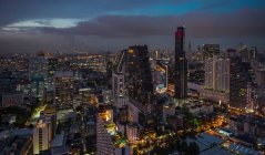 Bangkok Skyline, Innenstadt, Thailand — Stockfoto
