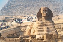 Antica Grande Sfinge di Giza a Giza, Egitto. — Foto stock
