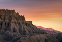 Paysage naturel, formations rocheuses, sud caineville mesa, États-Unis d'Amérique — Photo de stock