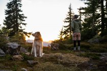 Ma camping in den Bergen Konzept — Stockfoto