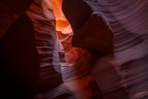 Landscape image of dramatic formation Antelope Canyon — Stock Photo