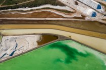 Evaporation Ponds at Cargil Industrial Plant, OK — Stock Photo
