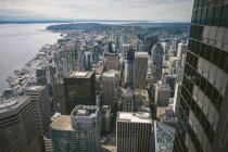 Blick auf die Innenstadt von Seattle, Washington, USA — Stockfoto