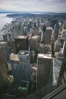 Vista do centro da cidade em Seattle Washington, EUA — Fotografia de Stock