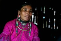 Kayan Lahwi mulher grupos étnicos de Kayah Estado de Karen pessoas — Fotografia de Stock