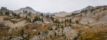 Beau paysage dans les montagnes — Photo de stock