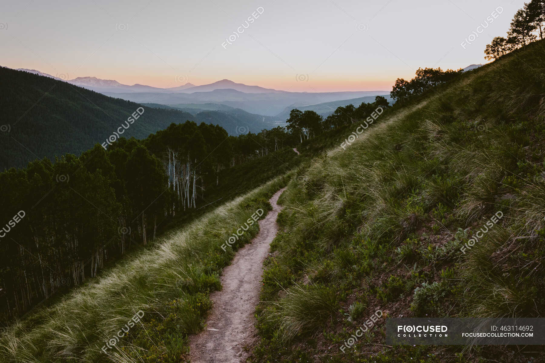 Beautiful landscape with a mountain road — telluride, outdoor - Stock ...