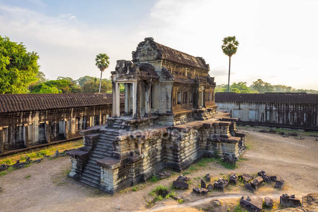 Angkor Wat, site du patrimoine mondial de l'UNESCO, province de Siem Reap, Cambodge — Photo de stock
