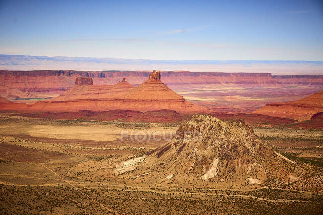 Vista de un Monument Valley en Moab, Utah - foto de stock