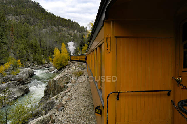Durango e Silverton Narrow Gauge Scenic Train Ride — Foto stock